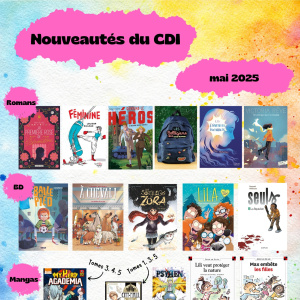Les nouveautés du CDI - mai 2025