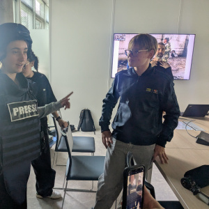 Maïween dans la peau d'une reporter de guerre