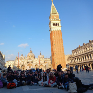Le groupe à Venise