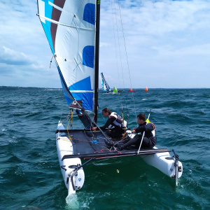 Julie et Edern en duo sur les flots