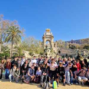 Les élèves au Parc Guell 3