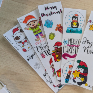 De beaux marque-pages colorés