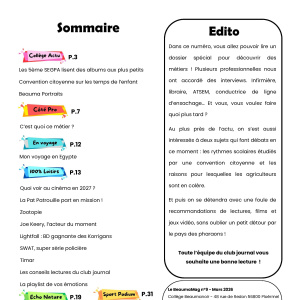 BeaumaMag n°9 - Sommaire