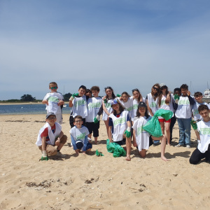 Nettoyage de la plage d'Etel