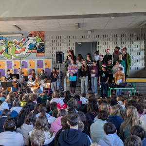 La chorale et l'orchestre