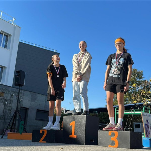 Podium des 5e filles