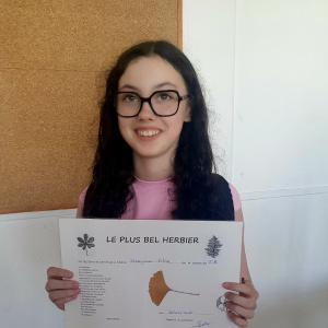 Diplome du plus bel herbier 2