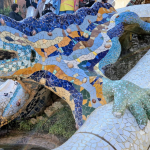 La célèbre salamandre du Parc Guell
