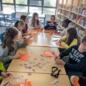 Bonne ambiance pendant l'atelier créatif