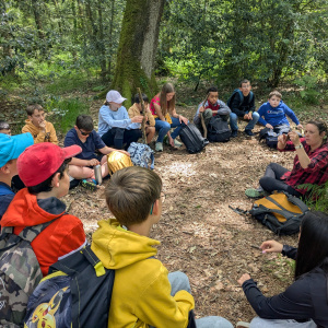 Observation des traces laissées par les animaux