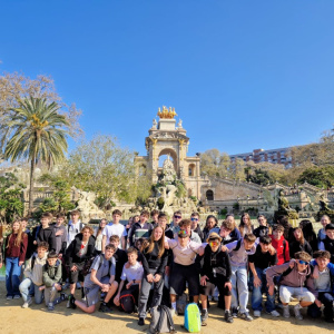Les élèves au Parc Guell 3
