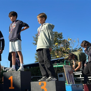 Podium des 5e garçons