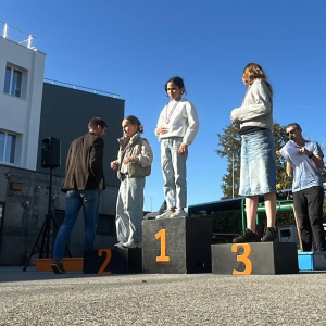 Podium des 6e filles